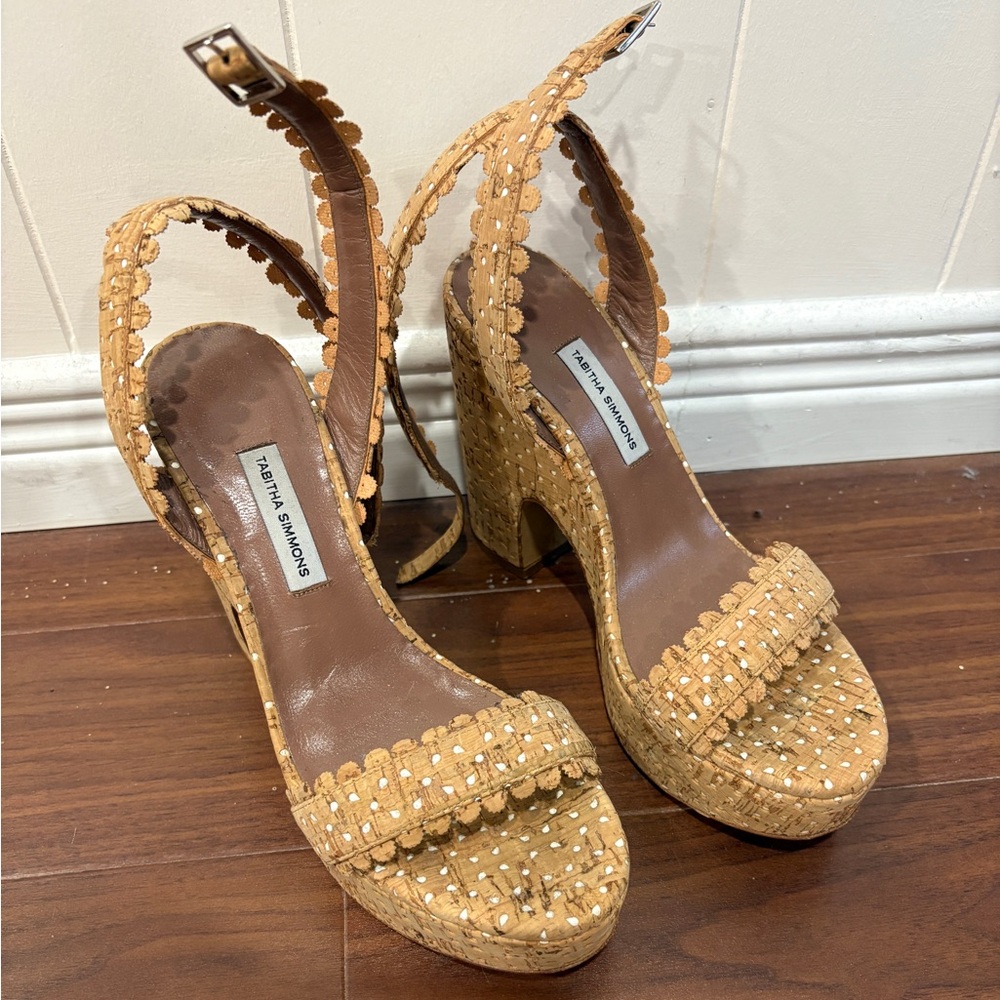 Cork Platform Sandals by Tabitha Simmons